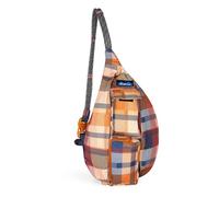 KAVU Mini Rope Sling Pack with Adjustable Rope Shoulder Strap, Cabin Plaid