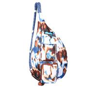 KAVU Mini Rope Sling Pack with Adjustable Rope Shoulder Strap, Earth Sky Tie Dye, One Size, Compact