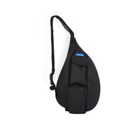 KAVU Mini Rope Sling Pack with Adjustable Rope Shoulder Strap, Raven