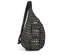 KAVU Original Rope Bag Sling Pack with Adjustable Rope Shoulder Strap, Lunar Row, One size