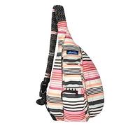 KAVU Original Rope Bag Sling Pack with Adjustable Rope Shoulder Strap - Midsummer Stripe