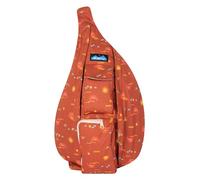 KAVU Original Rope Bag Sling Pack with Adjustable Rope Shoulder Strap - Mirage Glow