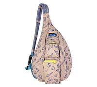KAVU Original Rope Bag Sling Pack with Adjustable Rope Shoulder Strap - Shell Life