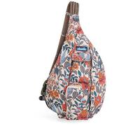 KAVU Rope Sling - Compact Lightweight Crossbody Bag, Flower Fields, One size