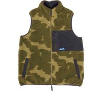 Kavu - Sleeveless sherpa jacket - Men's - Cooper Sherpa Fleece Jacket - Cooper Sherpa Fleece Jacket Camo Blur for Men - Size L - Brown Brown L