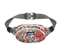 KAVU Spectator Belt Bag Polyester Hip Fanny Pack, Flower Fields