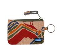 KAVU Stirling Double Sided Slim Cotton Canvas Zip Wallet, Brush Meadow, One Size