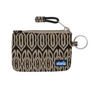 KAVU Stirling Double Sided Slim Cotton Canvas Zip Wallet, Dark Inlay, One Size