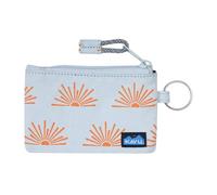 KAVU Stirling Double Sided Slim Cotton Canvas Zip Wallet, Sunrays, One Size