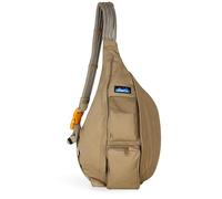 KAVU Unisex Rope Bag Crossbody bag | 600D Recycled Polyester, Water Resistant, 0.8 lbs | 22-44-In Strap, 2 Zip Compartments & Phone Pocket | Hiking & Travel