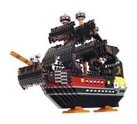Kawada nano-block pirate ship 3200 pieces Deluxe Edition NB-050 NEW from Japan
