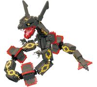 Kawada NBPM_104 Nanoblock, Pokémon, Black, Rayquaza, Extreme DXNBPM_104, 2.8 x 16.5 x 8.3 inches (7 x 42 x 21 cm), For Ages 12 and Up, Interior Hobby