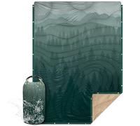 KawaGebo Kamp Outdoor Camping Blanket, Travel Blanket, Ultralight Packable, Camping Thermal Blanket, Water-Repellent for Hiking, Travel, Hammock, Van, Aeroplane Blanket, Thermal Sherpa & Ripstop, 200