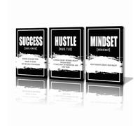 KAWAHONE Motivational Canvas Wall Art Framed, Inspirational Quote Success Canvas Wall Decor Inspirational Entrepreneurs Painting Prints Poster Ready to Hang
