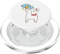 Kawai Llama Popsicle Cloud Worm Cute Lama Design Funny PopSockets PopGrip for MagSafe