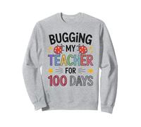Kawaii 100 DAYS BUGGING MY Science TEACHERS Bugs STEM Girls Sweatshirt