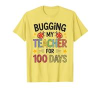 Kawaii 100 Days Bugging My Science Teachers Bugs STEM Girls T-Shirt
