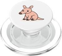 Kawaii Aardvark Cartoon Cute Animal Illustration PopSockets PopGrip for MagSafe