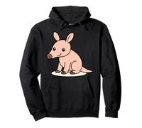 Kawaii Aardvark Cartoon Cute Animal Illustration Pullover Hoodie