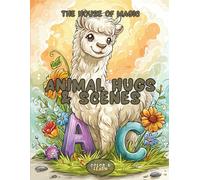 Kawaii ABCs Animal Hugs & Scenes: Cute Alphabet Coloring Book for Kids: Learn Letters with Adorable Animal Friends & Fun Scenes (Color & Learn!)
