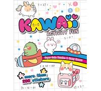 Kawaii Activity Fun: Super Cute Puzzles & Crazy Games: With more than 200 stickers