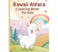 Kawaii Alpaca Coloring Book For Kids