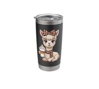 Kawaii Alpaca with Latte Coffee Beans Cute Lover Stainless Steel Insulated Tumbler