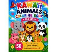Kawaii animals coloring book for kids