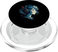 Kawaii Anime Boy with Headphones Otaku PopSockets PopGrip for MagSafe