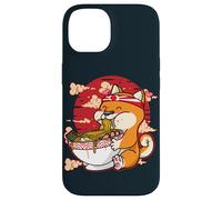 Kawaii Anime Dog Shiba Inu Japanese Noodles Ramen Case for iPhone 14