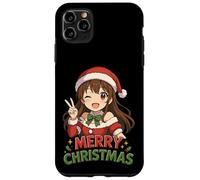 Kawaii Anime Girl Santa Merry Christmas Otaku Case for iPhone 11 Pro Max