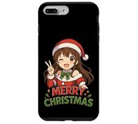 Kawaii Anime Girl Santa Merry Christmas Otaku Case for iPhone 7 Plus/8 Plus