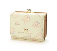 通用 Kawaii Anime Girl's PU Leather Short Wallet Women's Cartoon Purse Coin ID Credit Card Bag Clutch Buckle Case ( Yellow )