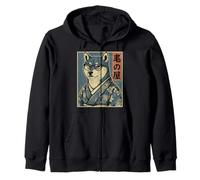 Kawaii Anime Manga Otaku Samurai Japan Ramen Y2K Cyberpunk Zip Hoodie