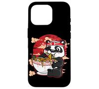 Kawaii Anime Panda Bear Japanese Noodles Ramen Case for iPhone 16 Pro