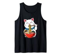 Kawaii Anime Ramen Lucky Cat Tank Top