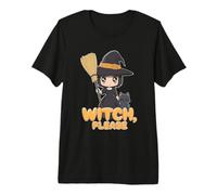 Kawaii Anime Witch Please Cute Premium T-Shirt