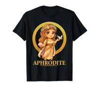 Kawaii Aphrodite Greek Mythology Chibi Greece Goddess T-Shirt