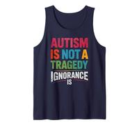 Kawaii Autism NOT Tragedy Ignorance is I Teach OT ABA SPED Tank Top