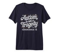 Kawaii Autism NOT Tragedy Ignorance is SPED Dad Mom Premium T-Shirt