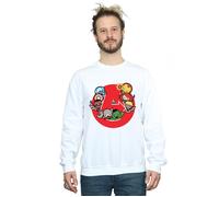 Kawaii Avengers Ready Steady War Sweatshirt Marvel White S