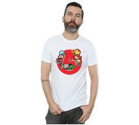 Kawaii Avengers Ready Steady War T-Shirt Marvel White XL