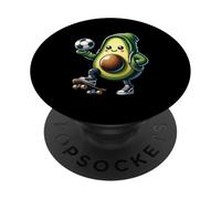 Kawaii Avocado Soccer Skater Hoodie Board PopSockets Adhesive PopGrip