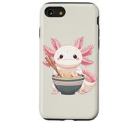 Kawaii Axolotl Eating Ramen Noodles Cute Anime Ramen Lover Case for iPhone SE (2020) / 7 / 8