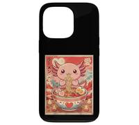 Kawaii Axolotl Ramen Valentine Couples Anime Case for iPhone 13 Pro