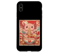 Kawaii Axolotl Ramen Valentine Couples Anime Case for iPhone XS Max
