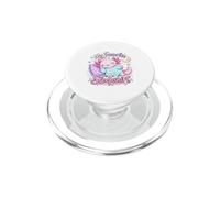 Kawaii Axolotl Sleeping Moon Stars Design PopSockets PopGrip for MagSafe