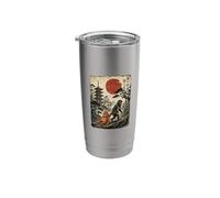 Kawaii Baby Monkey Punch - Cute Japanese Ukiyo-e Graphic Stainless Steel Insulated Tumbler