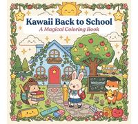 Kawaii Back to School: A Magical Coloring Book for Kids: Cozy Classrooms, Friendly Teachers & Kawaii Back to School Moments for Little Artists - Book 1