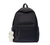 Kawaii Backpack Schoolbag Girls with Pendant, Large Capacity Backpack Casual Daypacks Laptop Bagfor School Multi Pocket Rucksack Book Bag School Rucksack for Teen Girls Cute Kawaii School Backpacks